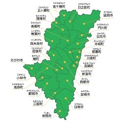 宮崎県地図01